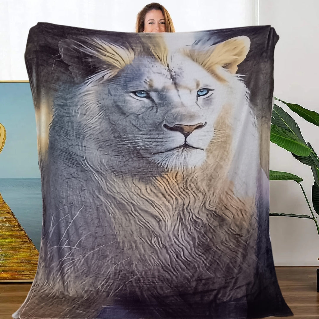 Hazte Rey de tu Descanso con Nuestra Manta Exclusiva del Rey de la Selva