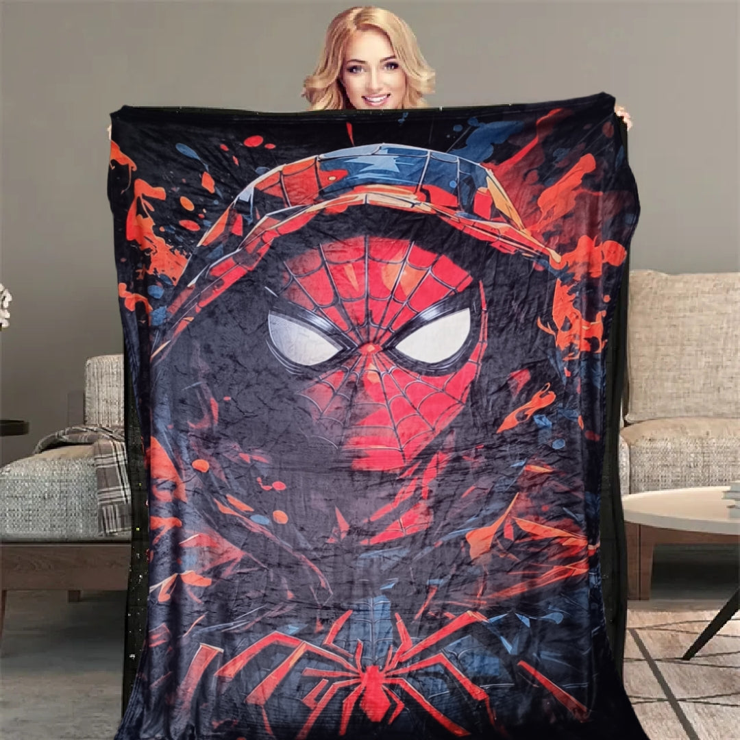 Transforma tus sueños en aventuras con nuestra manta única de alta definición de Spiderman.