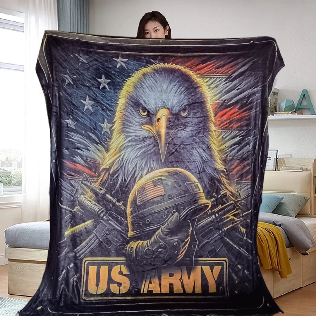 Crea tu Propio Nido de Comodidad con nuestra Manta Exclusiva del Águila Armada!
