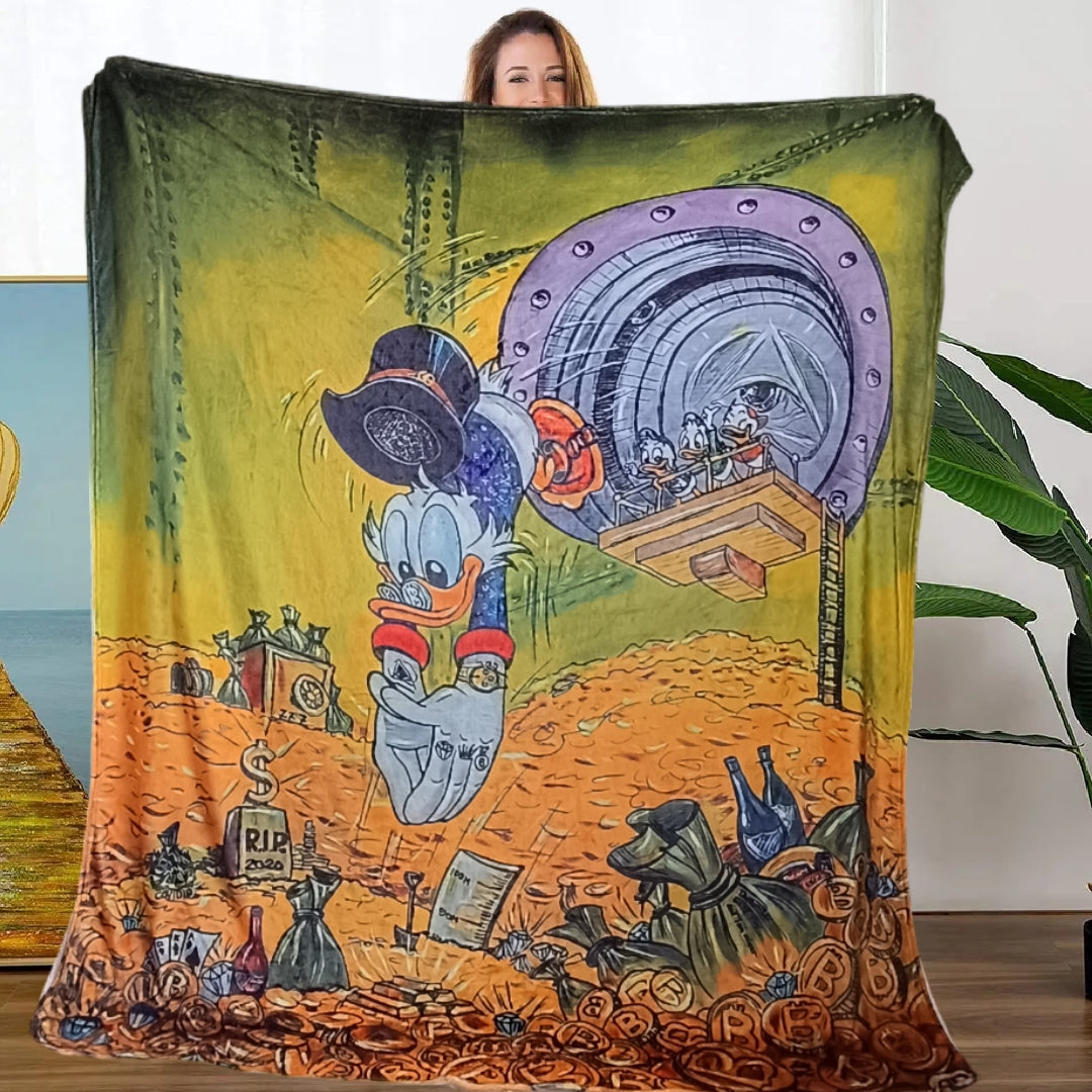 ¡Deja que la Magia del Pato Tío Rico te Arrope con Nuestra Manta Personalizada!