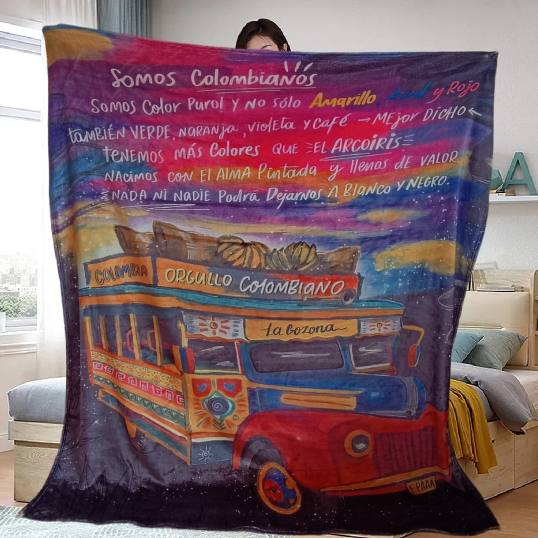 Siente el Calor de Colombia en Cada Hilo de Nuestra Manta Única