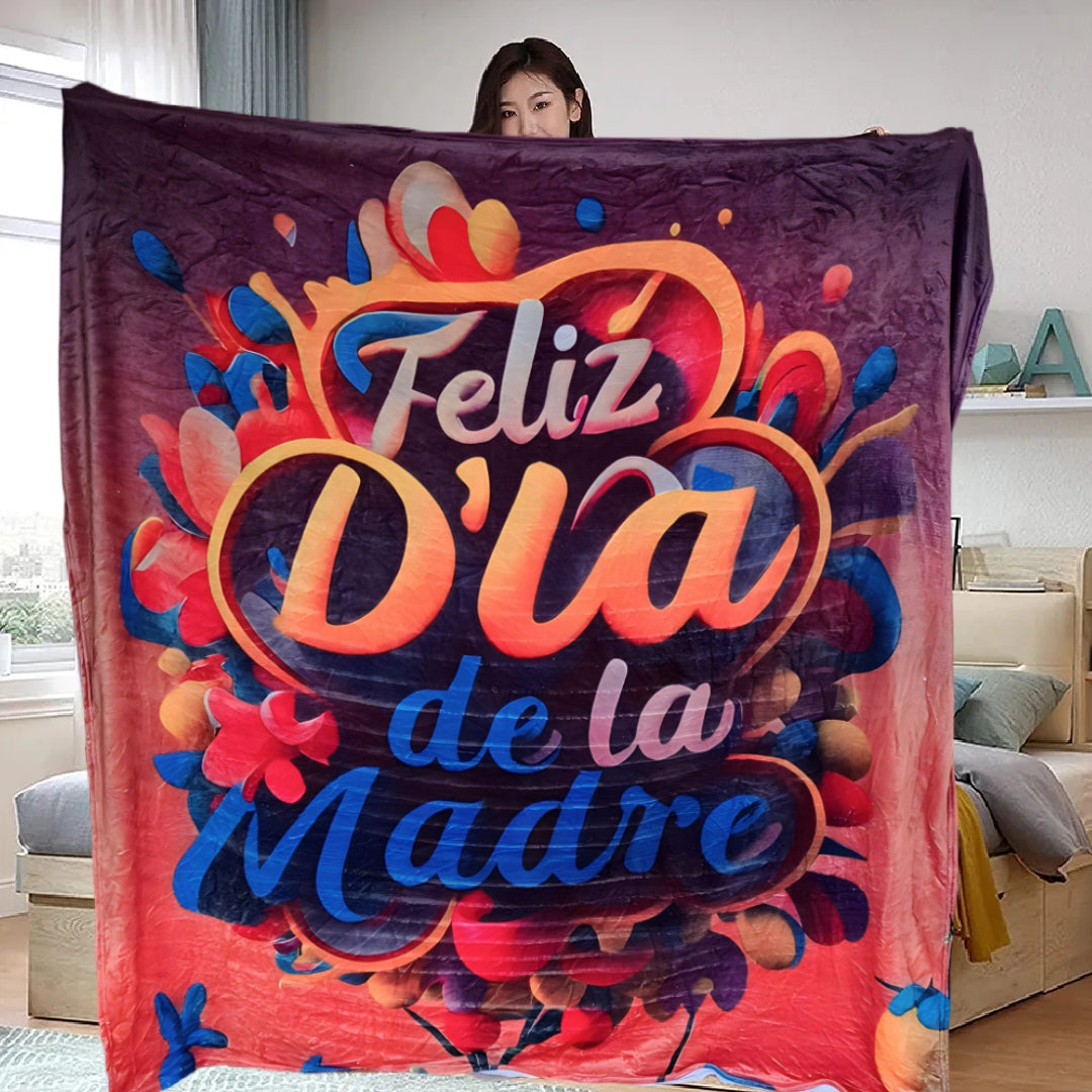 "Calidad y Calidez: La Manta Perfecta para Mamá"
