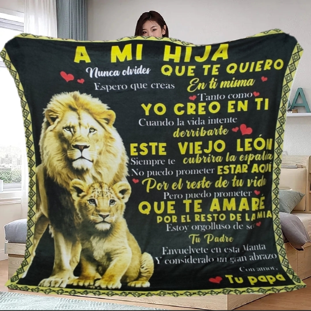 Manta Cálida Padre-Hija
