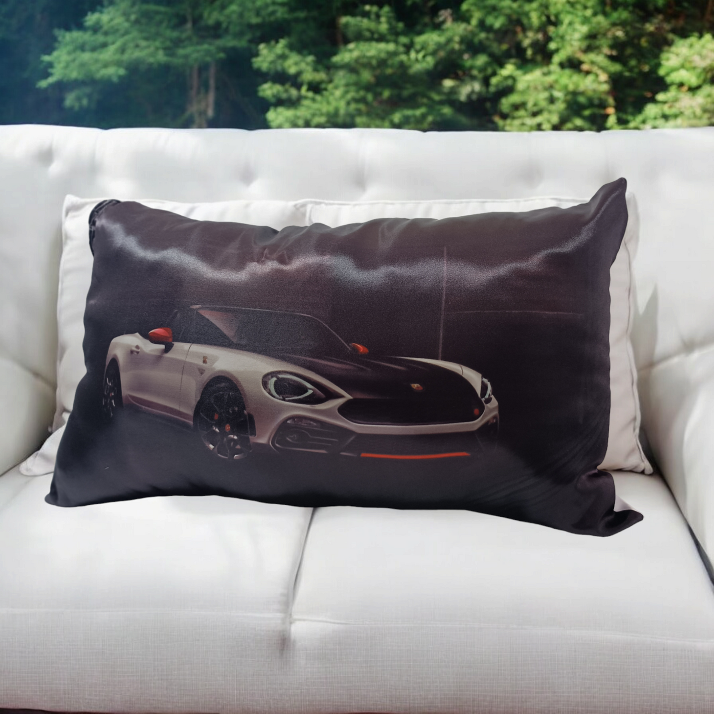 cojines con diseños exclusivos de autos de lujo