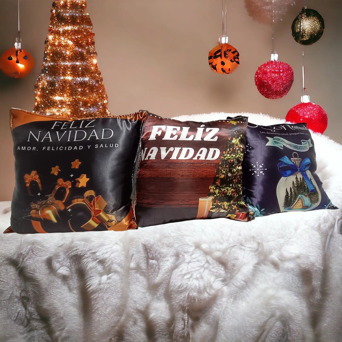 Elegancia Navideña: Cojines Exclusivos