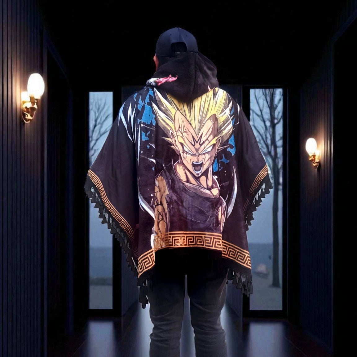 ¡Despierta tu poder Saiyajin con la ruana más épica del universo!