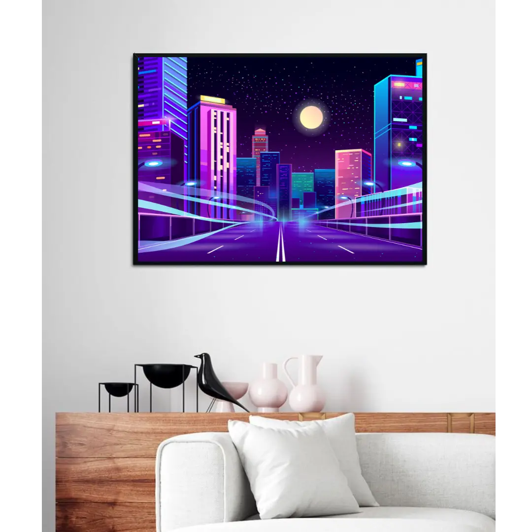 CUADROS CIUDAD ILUMINADA