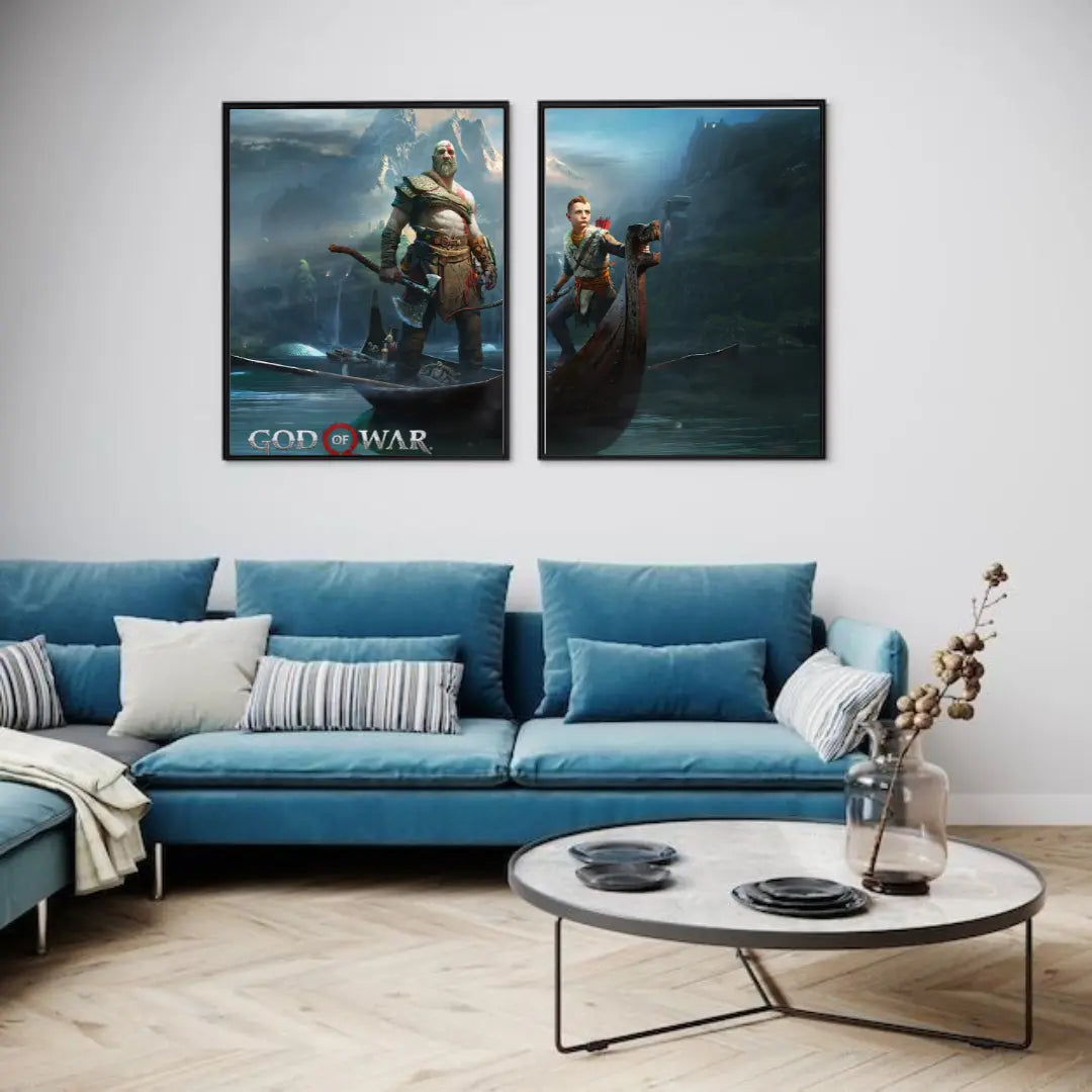 CUADROS X2 GOD OF WAR