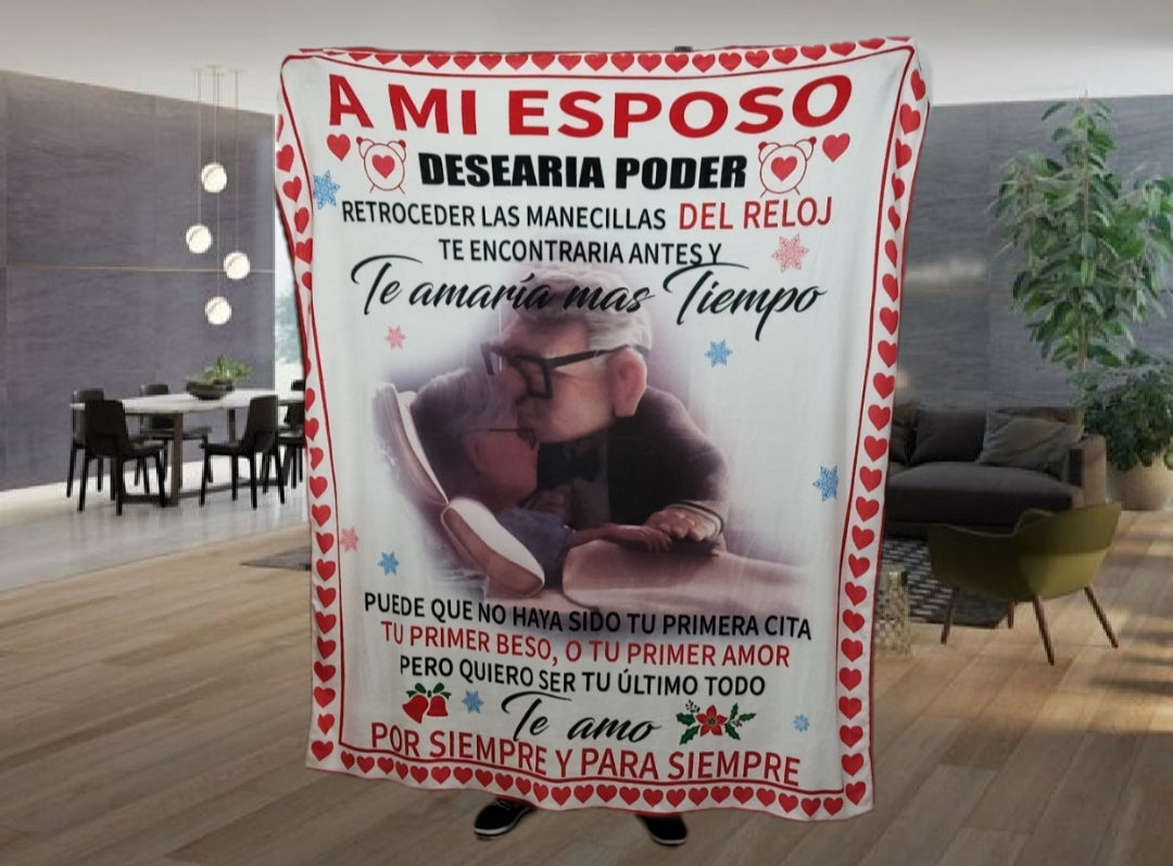 MANTA PERFECCIONADA PARA MI AMADO ESPOSO😍💝🎁