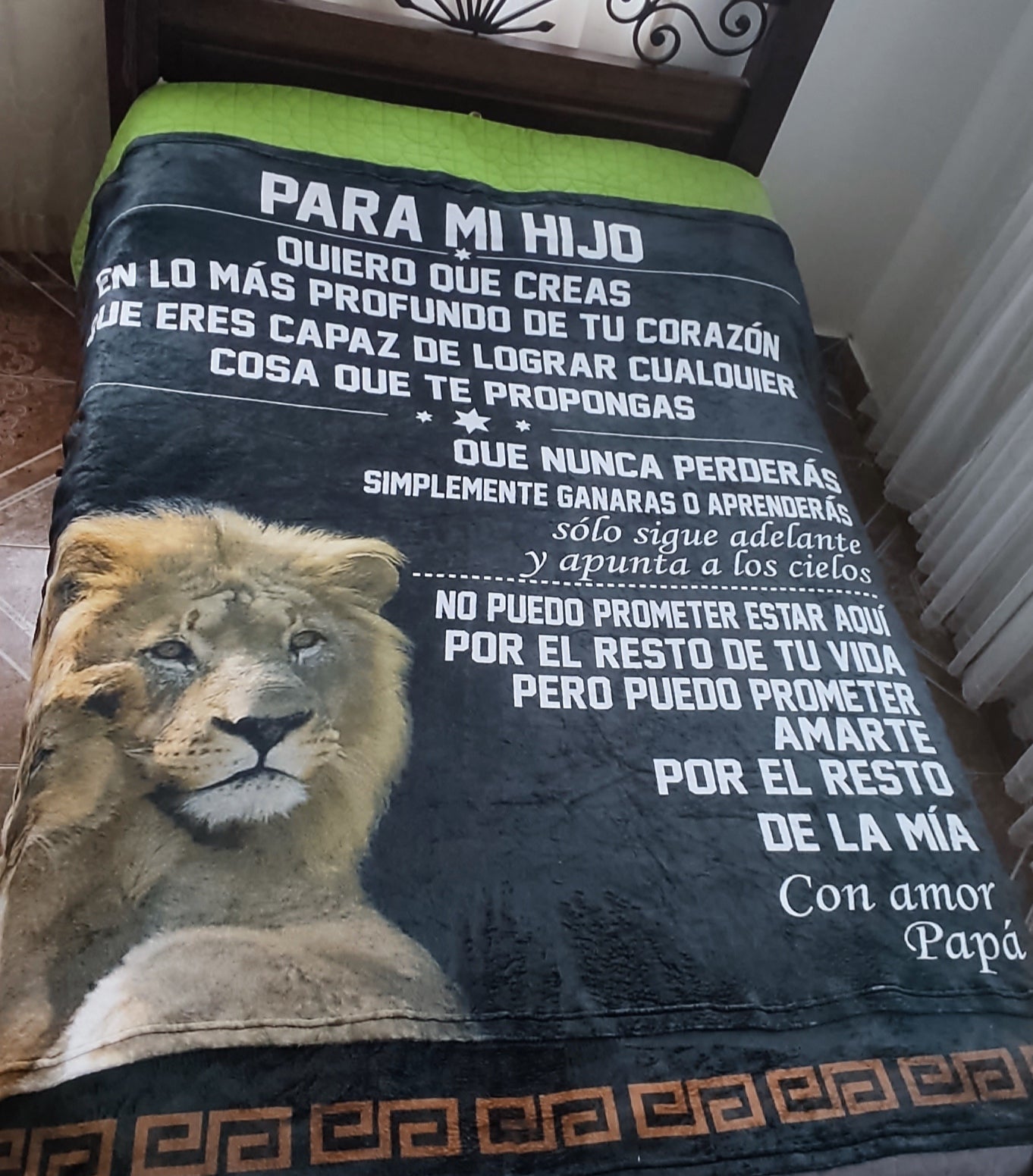 MANTA PERFECCIONADA PARA MI QUERIDO HIJO😍💘