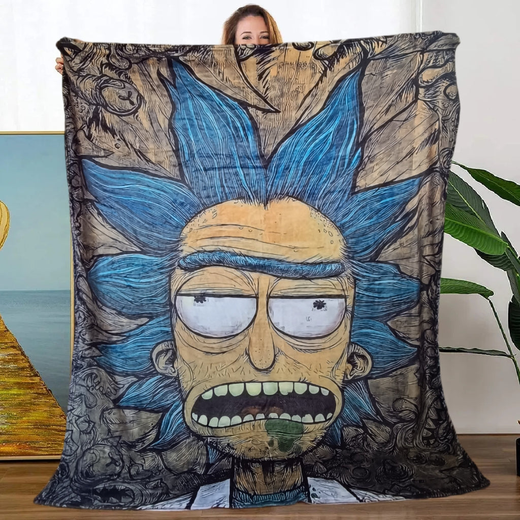 ¡Más que una Manta, una Puerta a Otras Dimensiones con Rick y Morty!