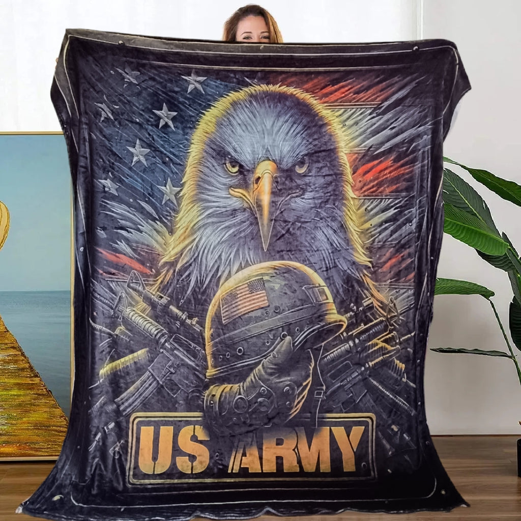 Crea tu Propio Nido de Comodidad con nuestra Manta Exclusiva del Águila Armada!