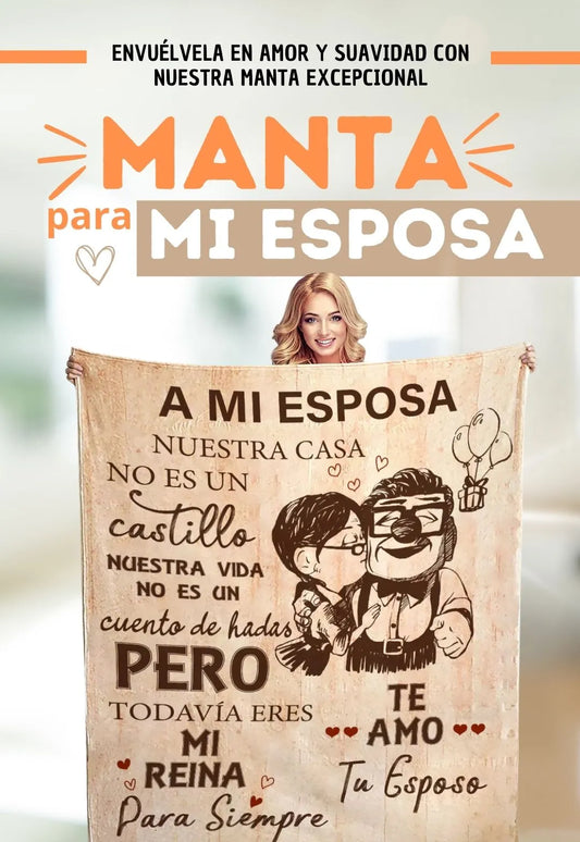 MANTA PERFECCIONADA PARA MI QUERIDA ESPOSA