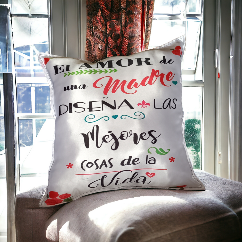 Crea un Momento Inolvidable: Cojines Personalizados en satín  para el Día de las Madres