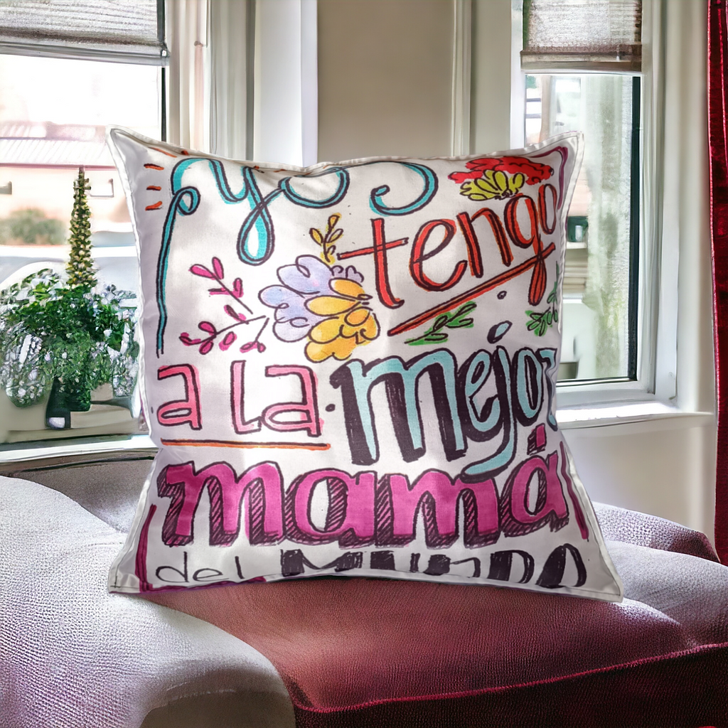 Crea un Momento Inolvidable: Cojines Personalizados en satín  para el Día de las Madres