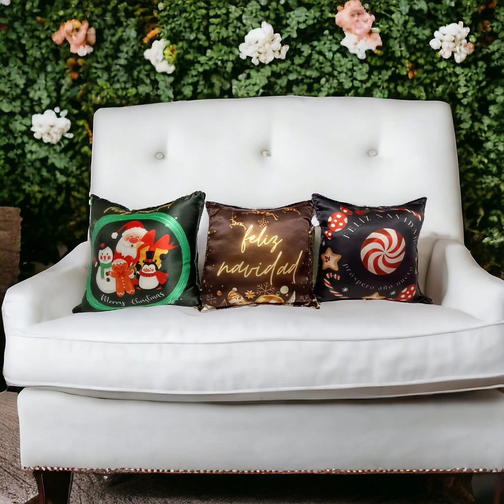 Elegancia Navideña: Cojines Exclusivos