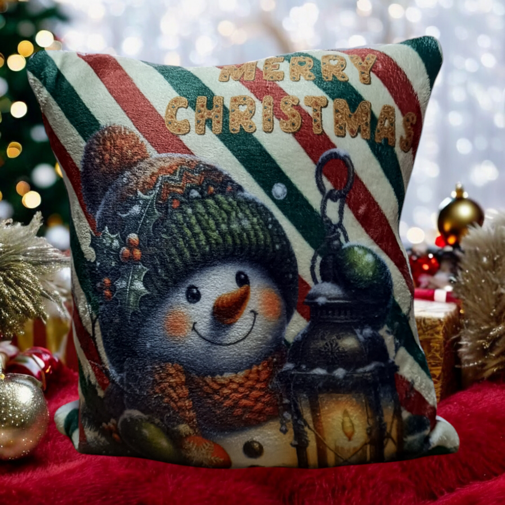 Cojín Navideño TRIO UltraSuave - DecorSoft Luxe