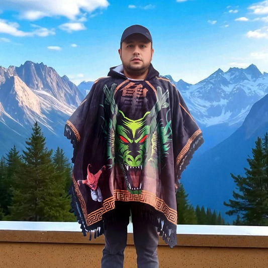 ¡Despierta tu poder Saiyajin con la ruana más épica del universo!
