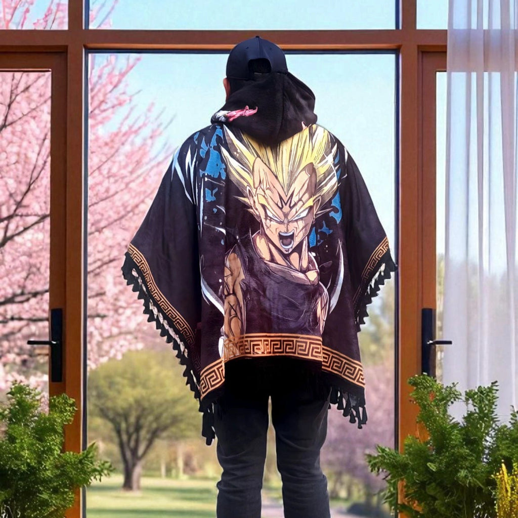 ¡Despierta tu poder Saiyajin con la ruana más épica del universo!