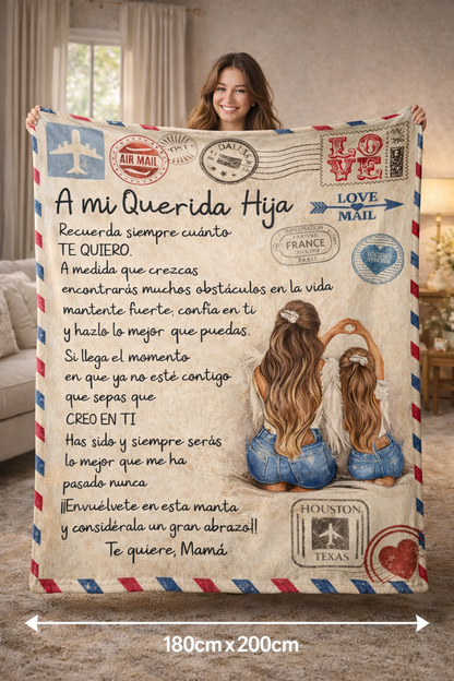 Un abrazo de mamá que la acompañará toda la vida