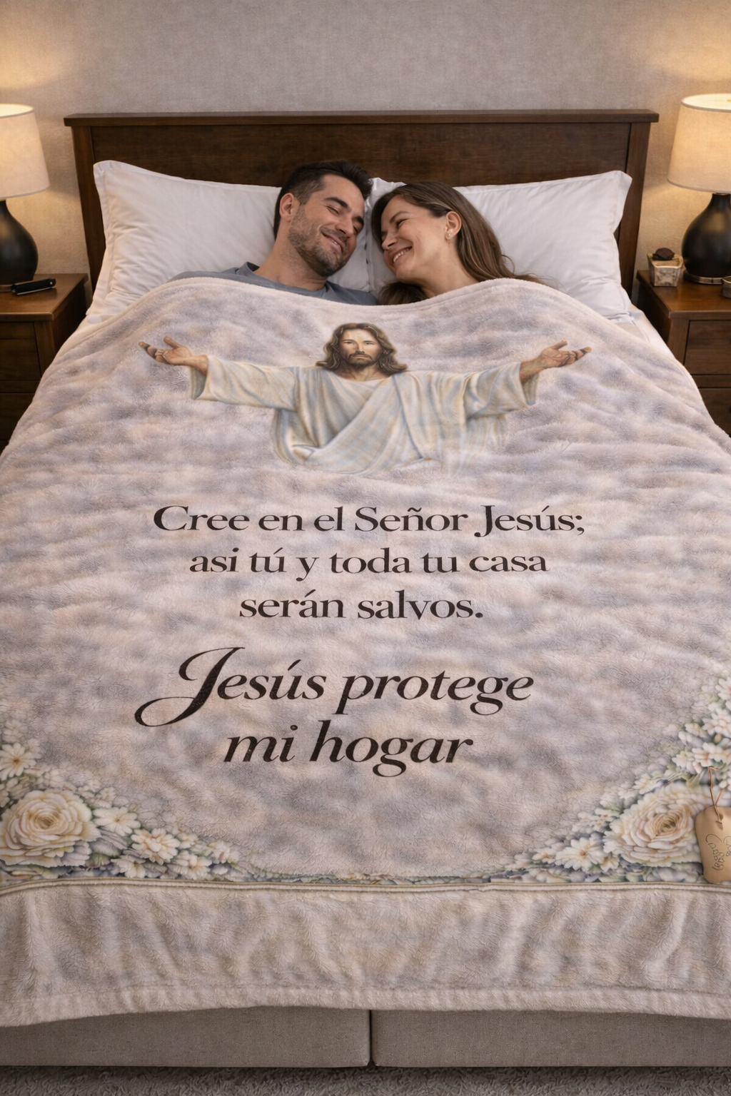 Manta Premium – “Jesús Protege Mi Hogar