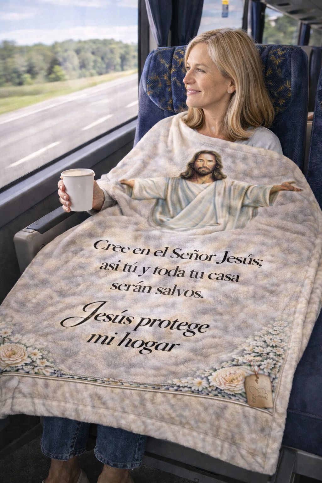 Manta Premium – “Jesús Protege Mi Hogar