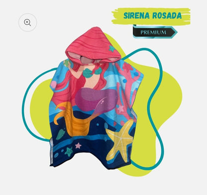 Poncho Toalla Kids