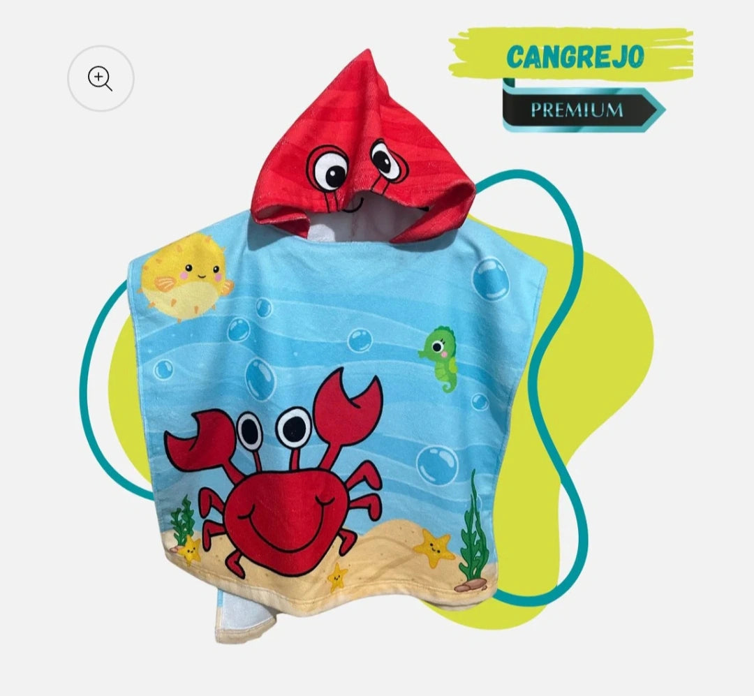 Poncho Toalla Kids