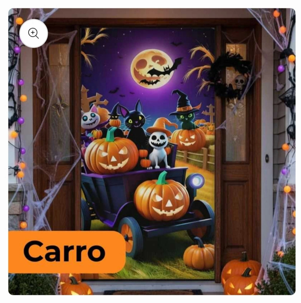 🔮Haz de tu hogar la atracción más espeluznante con nuestras fundas para puertas🎃