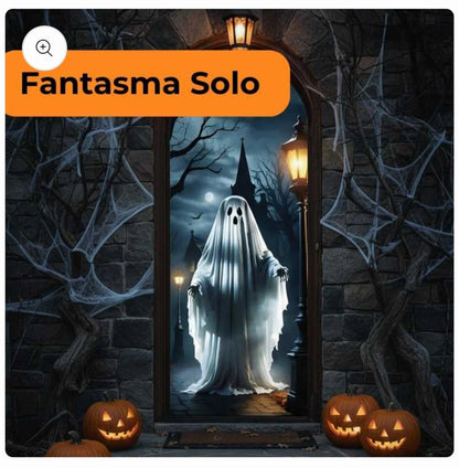 🔮Haz de tu hogar la atracción más espeluznante con nuestras fundas para puertas🎃