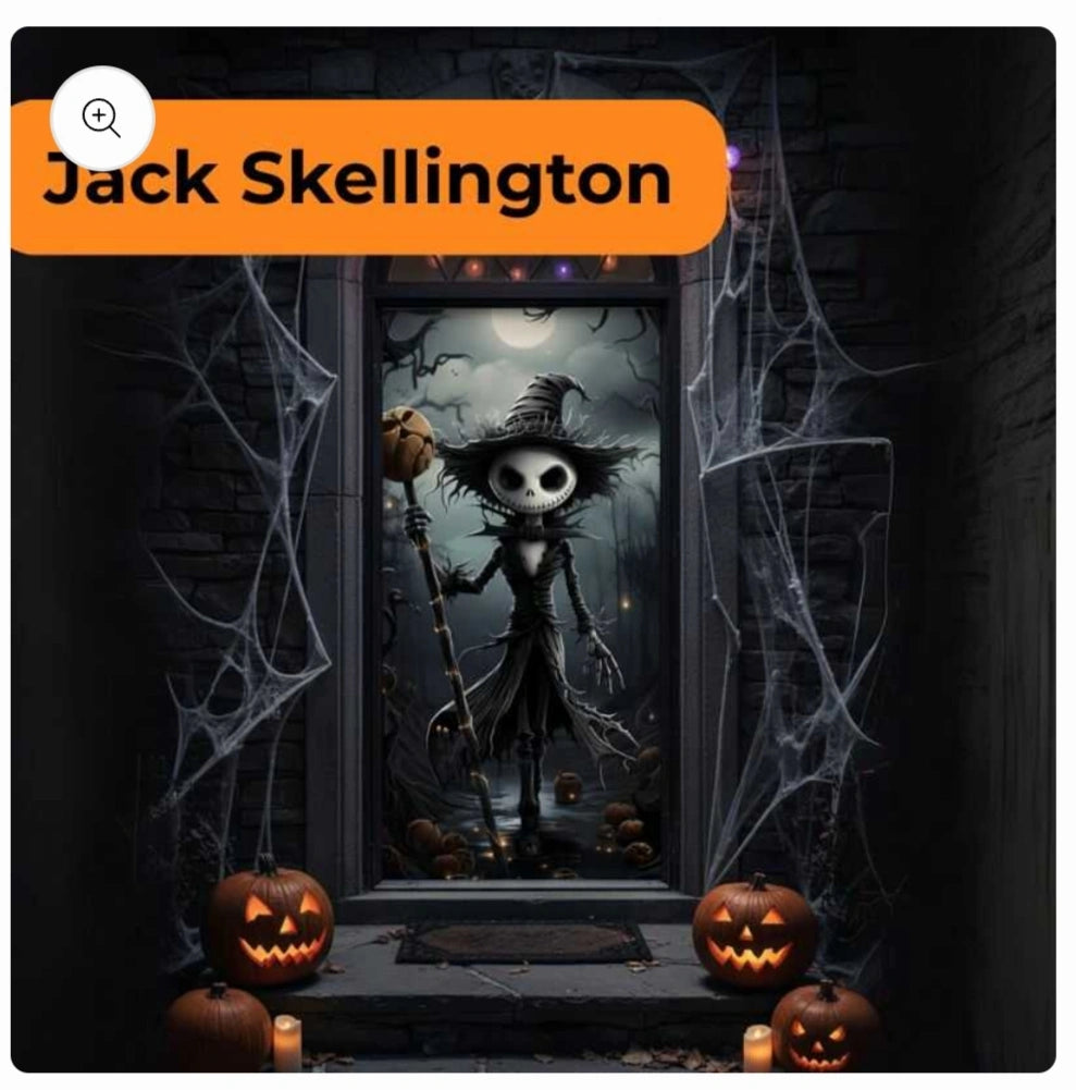 🔮Haz de tu hogar la atracción más espeluznante con nuestras fundas para puertas🎃