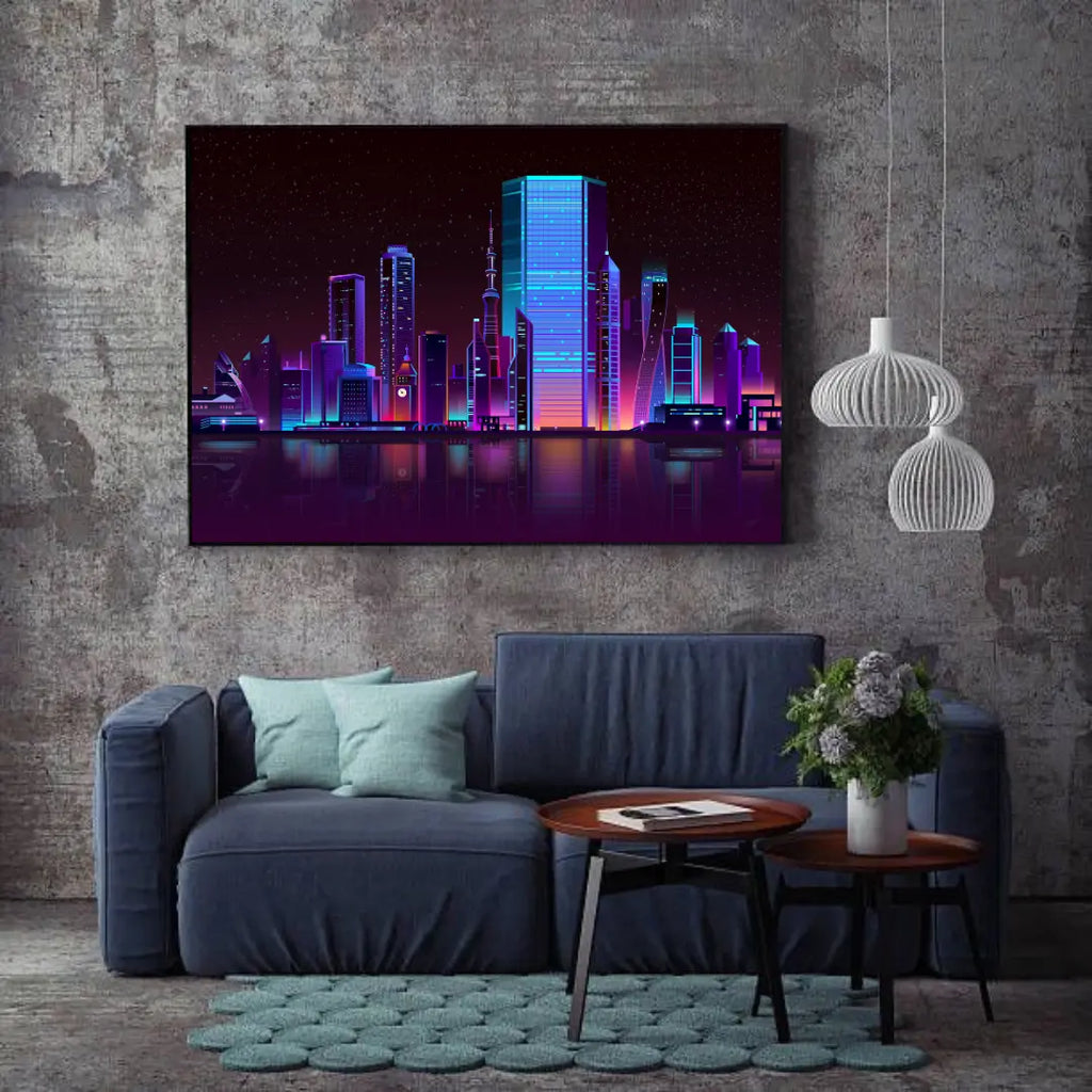 CUADROS CIUDAD ILUMINADA