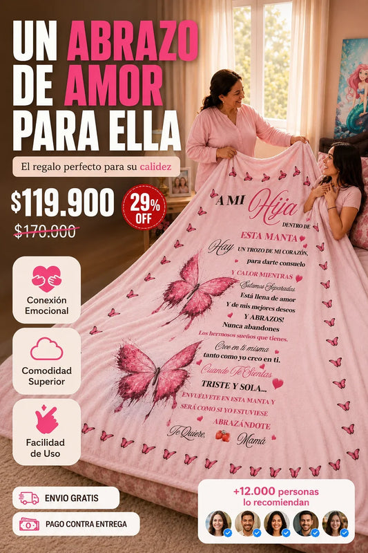 Manta para mi Hija” (2 tamaños)