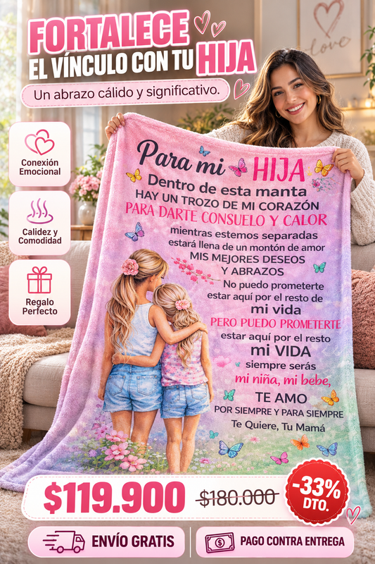 Manta de amor para hija