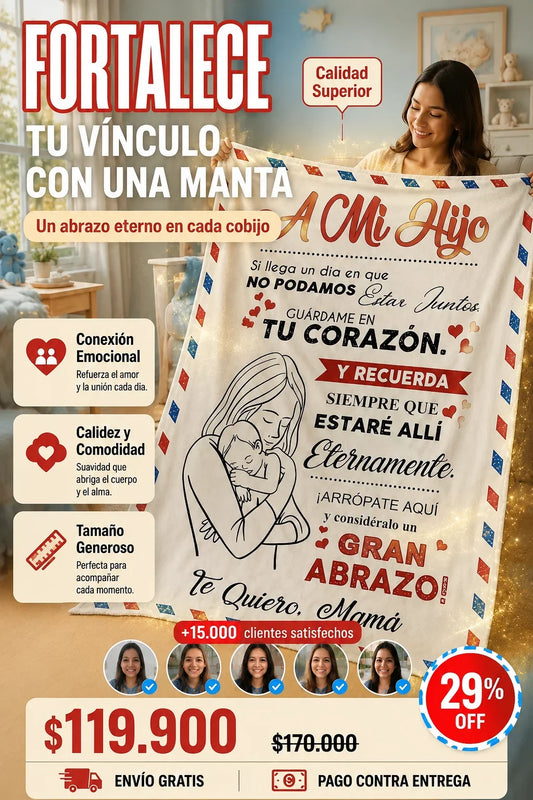 Manta para hijo de mamá