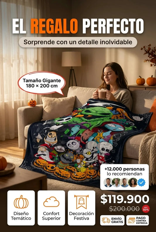 Manta Pesadilla de Halloween