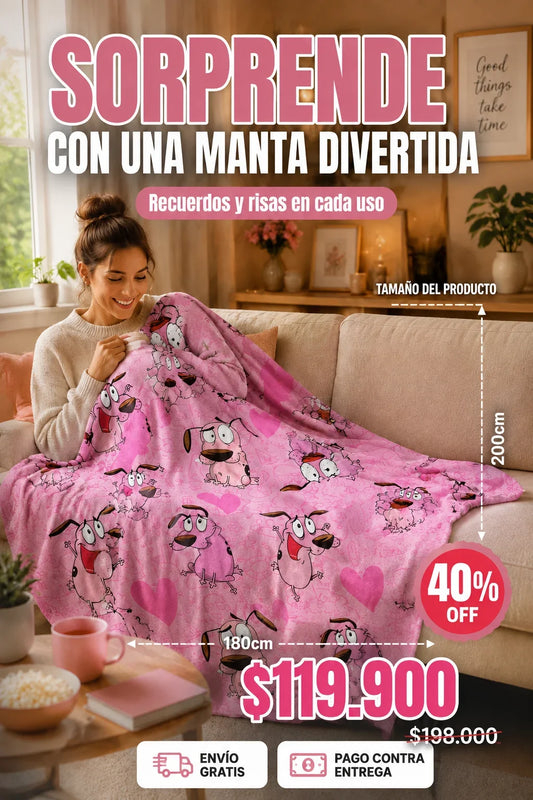 Manta Coraje Rosa