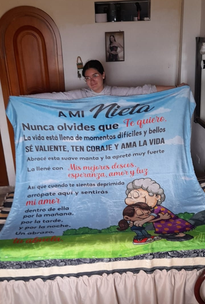 EL MEJOR DETALLE PERFECCIONADO PARA MI NIETA MANTA SUAVE😍