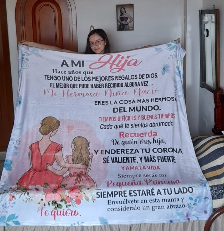 MANTA PERFECCIONADA PARA MI AMADA HIJA💘🎁💝